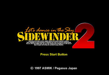 Sidewinder 2 Title Screen